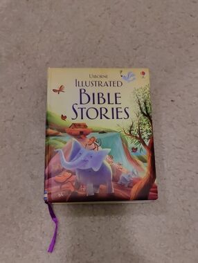 Usborne Illustrated Bible Stories Colorful Hardcover Y2K Limited Edition